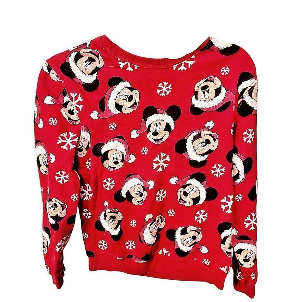 Kids Mickey‎ Mouse Christmas Holiday Pullover Size Small